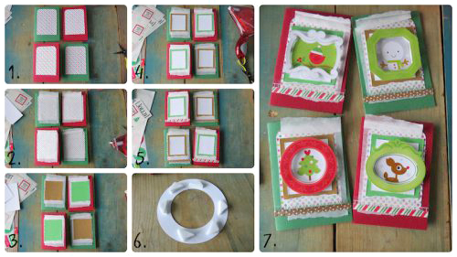 Merry and Bright Christmas Card Set by Shannon Morgan for Scrapbook Adhesives by 3L