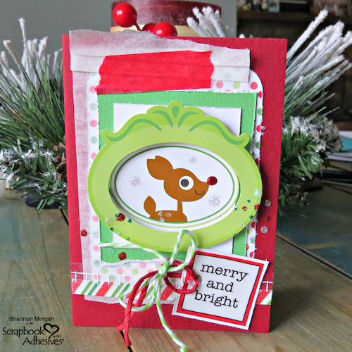 Merry and Bright Christmas Card Set by Shannon Morgan for Scrapbook Adhesives by 3L