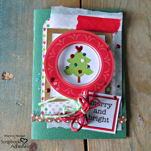 Merry and Bright Christmas Card Set by Shannon Morgan for Scrapbook Adhesives by 3L