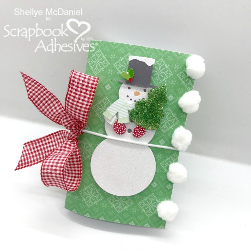 DIY Christmas Mini Covered Notebook Tutorial by Shellye McDaniel for Scrapbook Adhesives by 3L