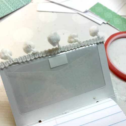 DIY Christmas Mini Covered Notebook Tutorial by Shellye McDaniel for Scrapbook Adhesives by 3L
