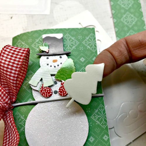 DIY Christmas Mini Covered Notebook Tutorial by Shellye McDaniel for Scrapbook Adhesives by 3L