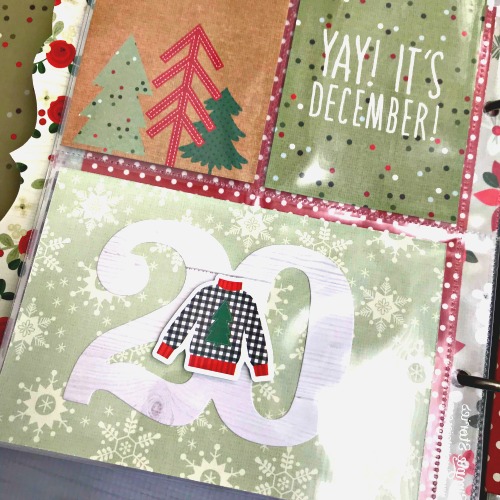 2-In-1 December Daily Album by Shellye McDaniel for Scrapbook Adhesives by 3L