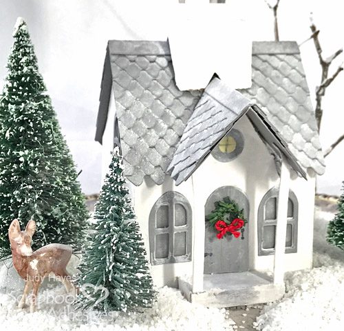 Little White Church Holiday Decor by Judy Hayes for Scrapbook Adhesives by 3L