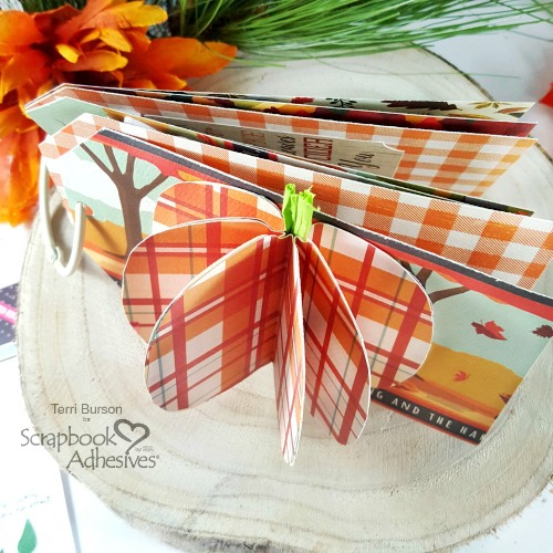 Autumn Recipe Mini Tag Album by Terri Burson for Scrapbook Adhesives by 3L