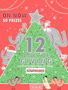 Creative Scrapbooker 12 Days of Giving