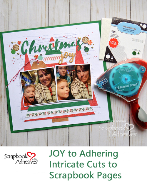 Christmas Joy Made Easier by Christine Meyer for Scrapbook Adhesives by 3L Pinterest