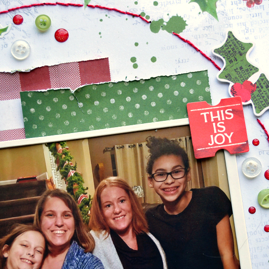 My Favorite Adhesives on a Christmas Page by Christine Meyer for Scrapbook Adhesives by 3L