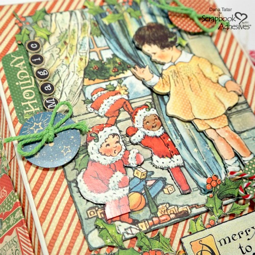 December Daily Holiday Album by Dana Tatar for Scrapbook Adhesives by 3L Christmas Inspiration Week with Graphic 45