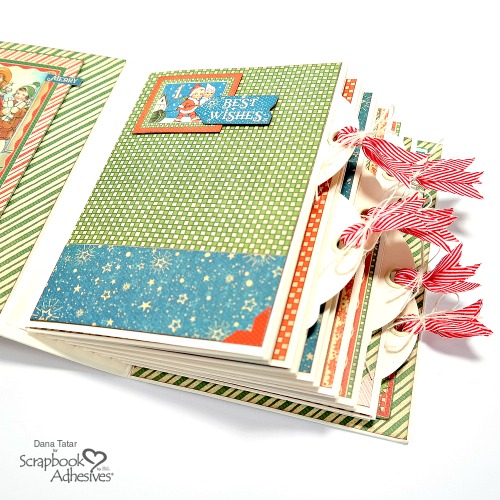 December Daily Holiday Album by Dana Tatar for Scrapbook Adhesives by 3L Christmas Inspiration Week with Graphic 45