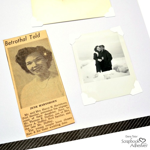 Heritage Scrapbooking with Creative Photo Corners by Dana Tatar for Scrapbook Adhesives by 3L