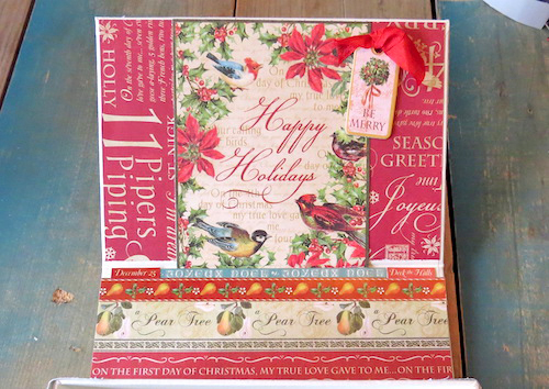 Handmade Holiday Card Box by Shannon Morgan for Scrapbook Adhesives by 3L Christmas Inspiration Week with Graphic 45