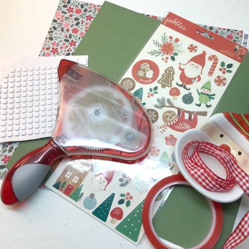 Christmas Hinged Gift Box Tutorial by Shellye McDaniel for Scrapbook Adhesives by 3L