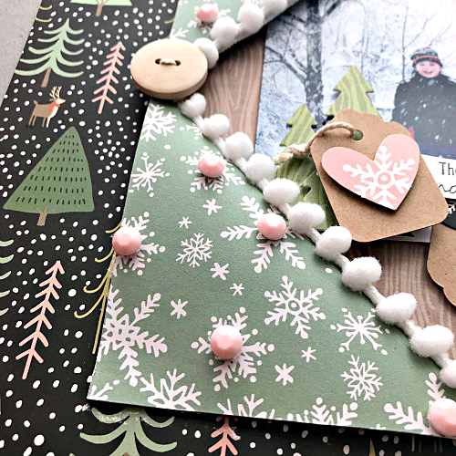 Create a Winter Window Layout by Shellye McDaniel for Scrapbook Adhesives by 3L