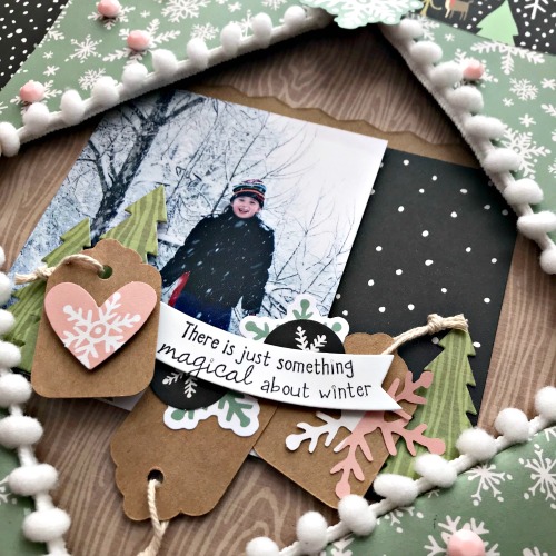 Create a Winter Window Layout by Shellye McDaniel for Scrapbook Adhesives by 3L