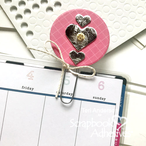 DIY Foiled Planner Clips by Teri Anderson for Scrapbook Adhesives by 3L 