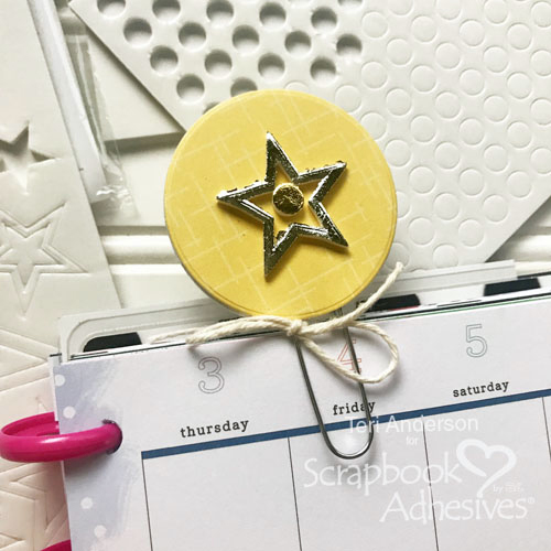 DIY Foiled Planner Clips by Teri Anderson for Scrapbook Adhesives by 3L 