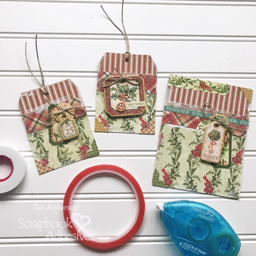 Holiday Magic Tag and Card Set by Teri Anderson for Scrapbook Adhesives by 3L Christmas Inspiration Week with Graphic 45