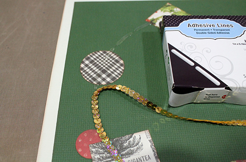 Holiday Wreath Layout by Tracy McLennon for Scrapbook Adhesives by 3L