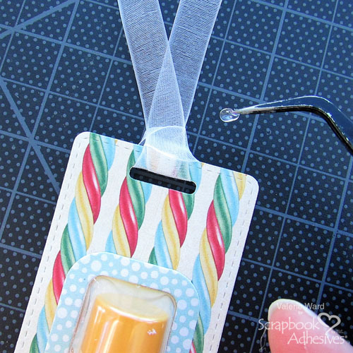 Lip Balm Tall Tags Tutorial by Valerie Ward for Scrapbook Adhesives by 3L