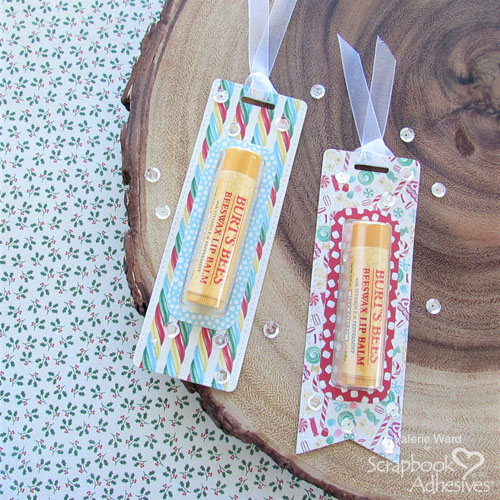 Lip Balm Tall Tags Tutorial by Valerie Ward for Scrapbook Adhesives by 3L