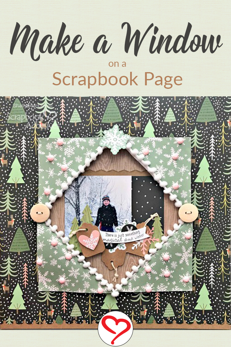 Create a Winter Window Layout by Shellye McDaniel for Scrapbook Adhesives by 3L