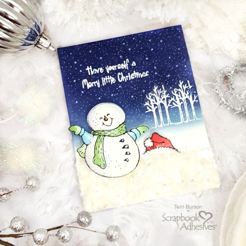 Snow Flurry Card by Terri Burson for Scrapbook Adhesives by 3L