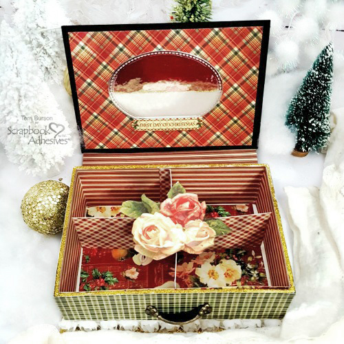 Wonderful Christmas Keepsake Box by Terri Burson for Scrapbook Adhesives by 3L Christmas Inspiration Week with Graphic 45