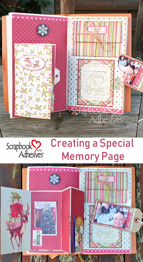 A Special Memory Page by Christine Emberson for Scrapbook Adhesives by 3L Pinterest