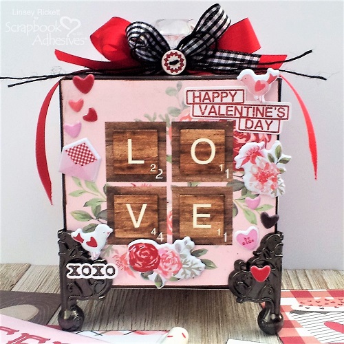 Valentine's Love Note Box by Linsey Rickett for Scrapbook Adhesives by 3L