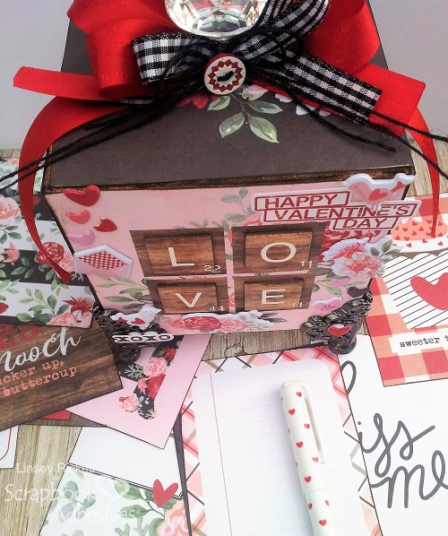 Valentine's Love Note Box by Linsey Rickett for Scrapbook Adhesives by 3L