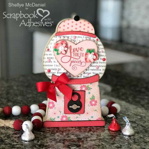 Valentine Home Decor by Shellye McDaniel for Scrapbook Adhesives by 3L