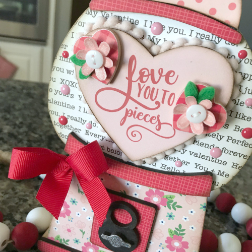 Valentine Home Decor by Shellye McDaniel for Scrapbook Adhesives by 3L