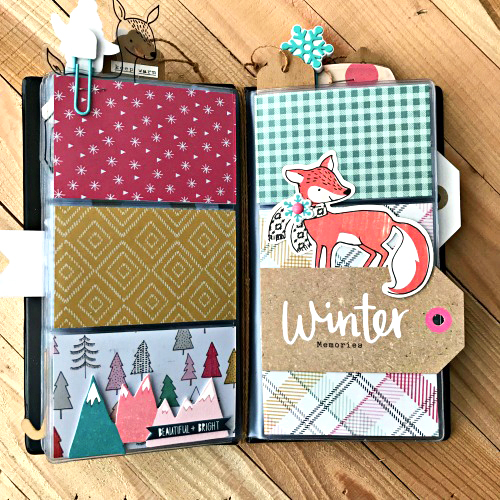 Repurpose a Winter Mini Album by Shellye McDaniel for Scrapbook Adhesives by 3L