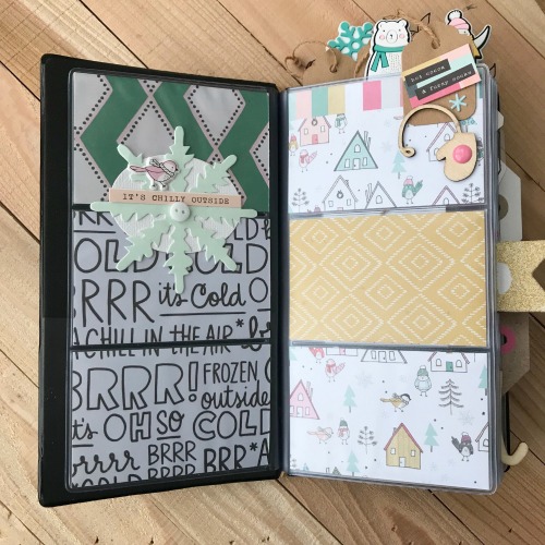 Repurpose a Winter Mini Album by Shellye McDaniel for Scrapbook Adhesives by 3L