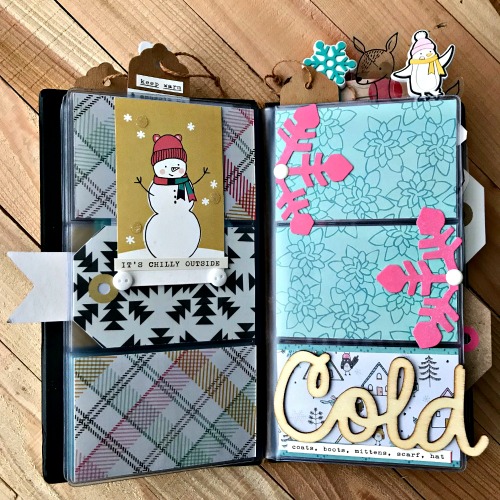 Repurpose a Winter Mini Album by Shellye McDaniel for Scrapbook Adhesives by 3L