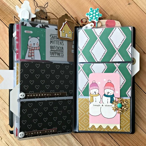 Repurpose a Winter Mini Album by Shellye McDaniel for Scrapbook Adhesives by 3L