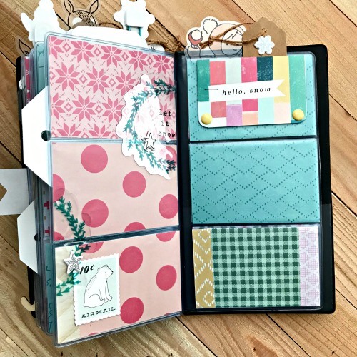 Repurpose a Winter Mini Album by Shellye McDaniel for Scrapbook Adhesives by 3L