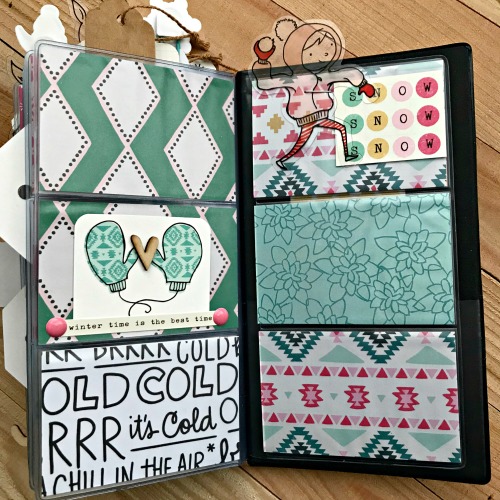 Repurpose a Winter Mini Album by Shellye McDaniel for Scrapbook Adhesives by 3L