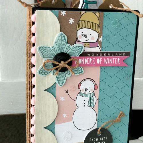 Repurpose a Winter Mini Album by Shellye McDaniel for Scrapbook Adhesives by 3L