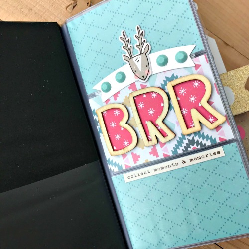 Repurpose a Winter Mini Album by Shellye McDaniel for Scrapbook Adhesives by 3L