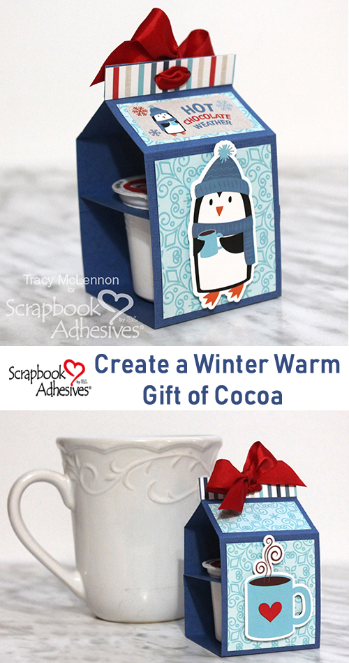 A Winter Warm Gift of Cocoa by Tracy McLennon for Scrapbook Adhesives by 3L Pinterest