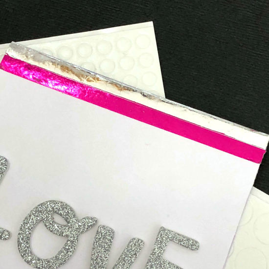 Valentine's Day Foiled Card by Christine Meyer for Scrapbook Adhesives by 3L
