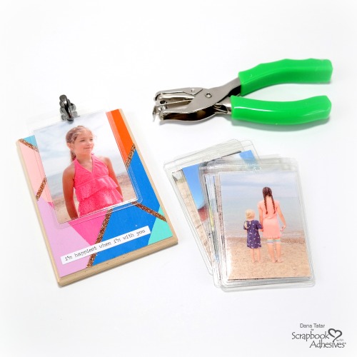 Wood Photo Holder with Self-Laminating Cards by Dana Tatar