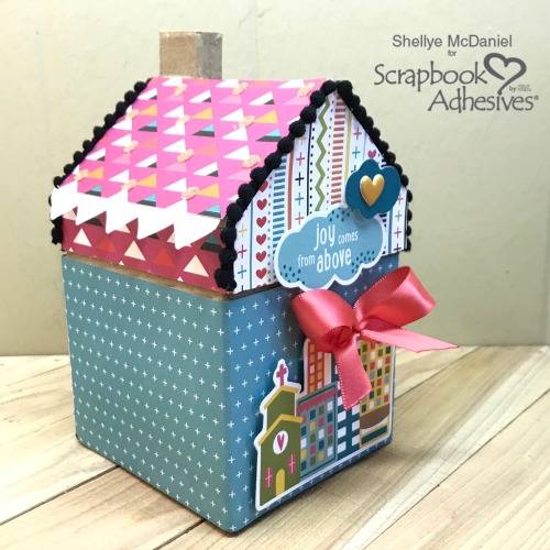 A House Is A Home Keepsake Box by Shellye McDaniel for Scrapbook Adhesives by 3L