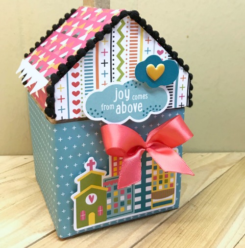 A House Is A Home Keepsake Box by Shellye McDaniel for Scrapbook Adhesives by 3L