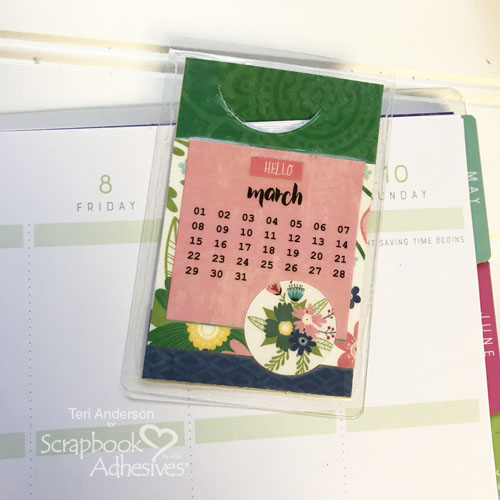 Planner Page Markers and Washi Tape Storage Cards by Teri Anderson for Scrapbook Adhesives by3L