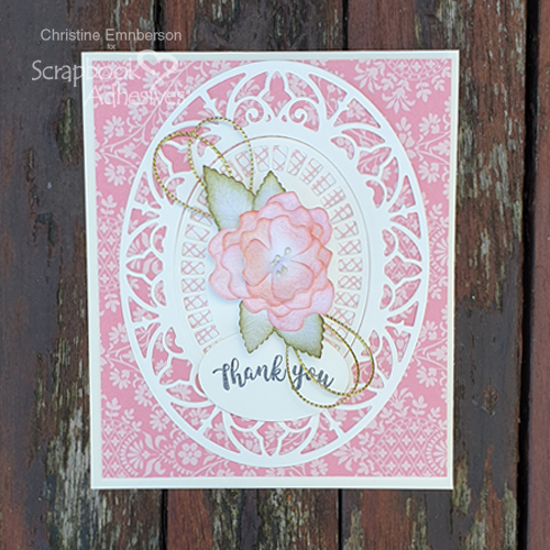 Mother's Day Thank You Card by Christine Emberson for Scrapbook Adhesives by 3L