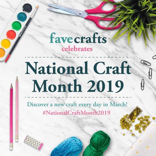 National Craft Month 2019 with FaveCrafts Giveaway Logo