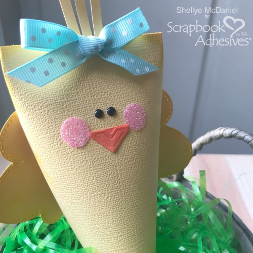 Easter Chick Treat Containers by Shellye McDaniel for Scrapbook Adhesives by 3L